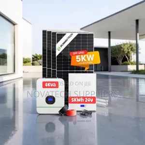 Complete 5kwh Hybrid Solar System 4kva Inverter Lifepo4 Battery