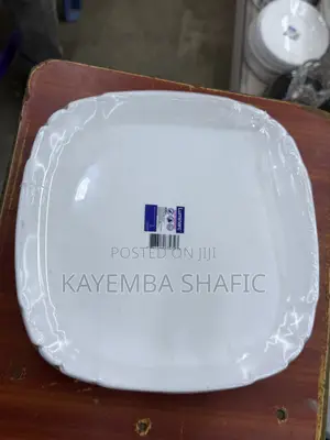 Genuine Luminarc Lotusia White Dinner Plates – 1 Dozen (12 Pcs)