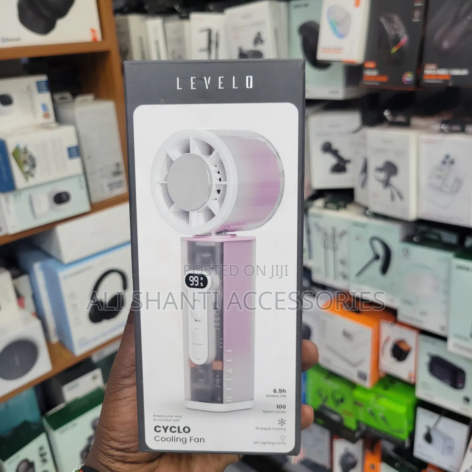 Levelo Handheld Cyclo Cooling Mini Fan