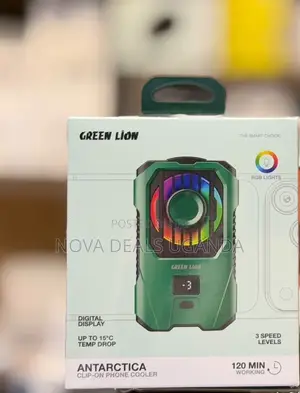 Green Lion Antarctica Rechargeable Clip on Phone Cooler 3speed Levels
