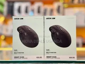 Green Lion Oled Vertical Mouse With Multifunction Knob 4000dpi