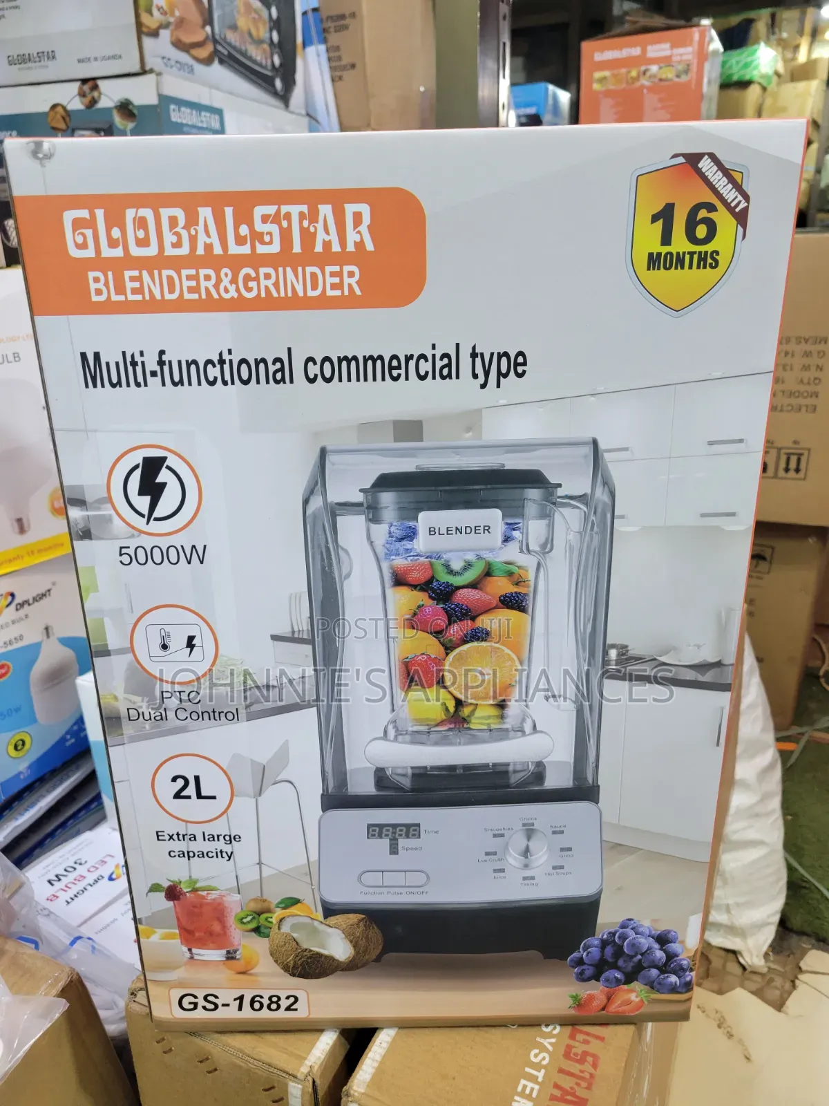 2l Globalstar Electric Sound Proff Blender