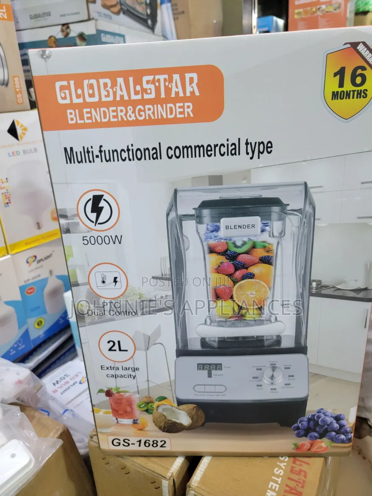 2l Globalstar Electric Sound Proff Blender