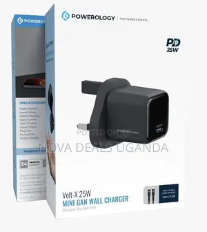 Werology Volt-X 25w Mini Gan Wall Charger, Usb-C Fast Charger
