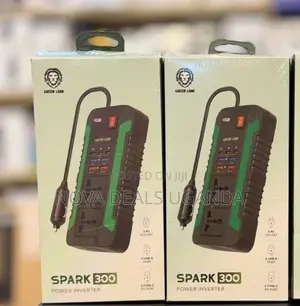 Green Lion Spark 300w Car Power Inverter, Usb-a Ports, 2 Ac Outlets
