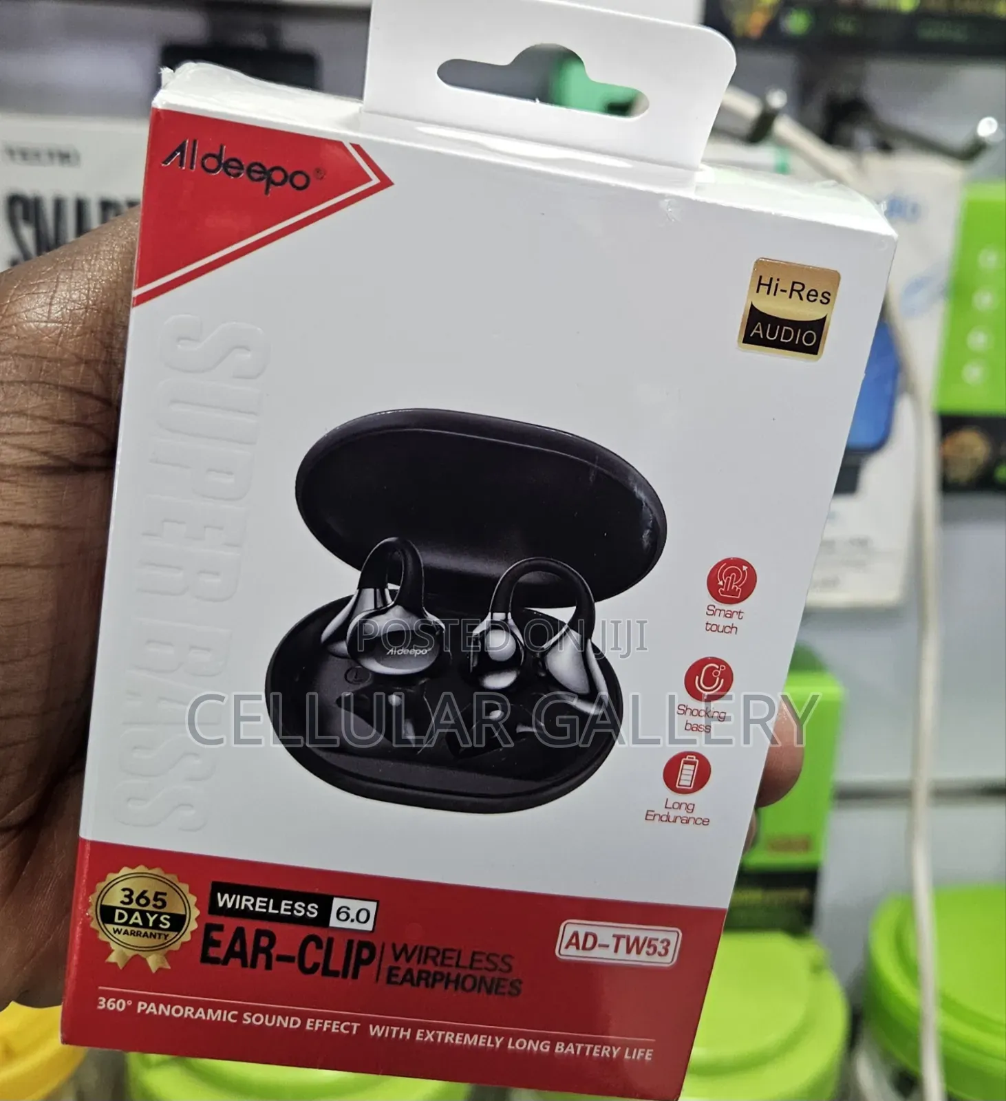Aldeepo Ear-Clip Ad-Tw53