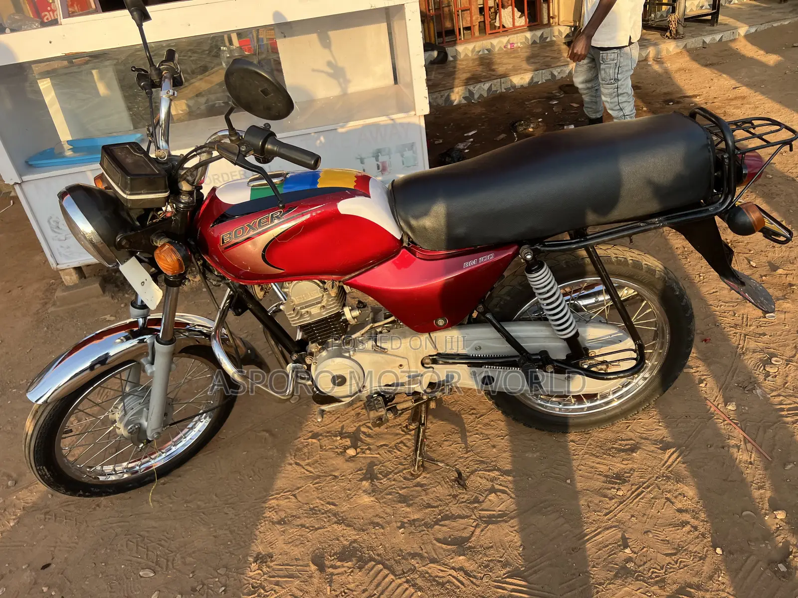 Bajaj Boxer 100 2021 Red
