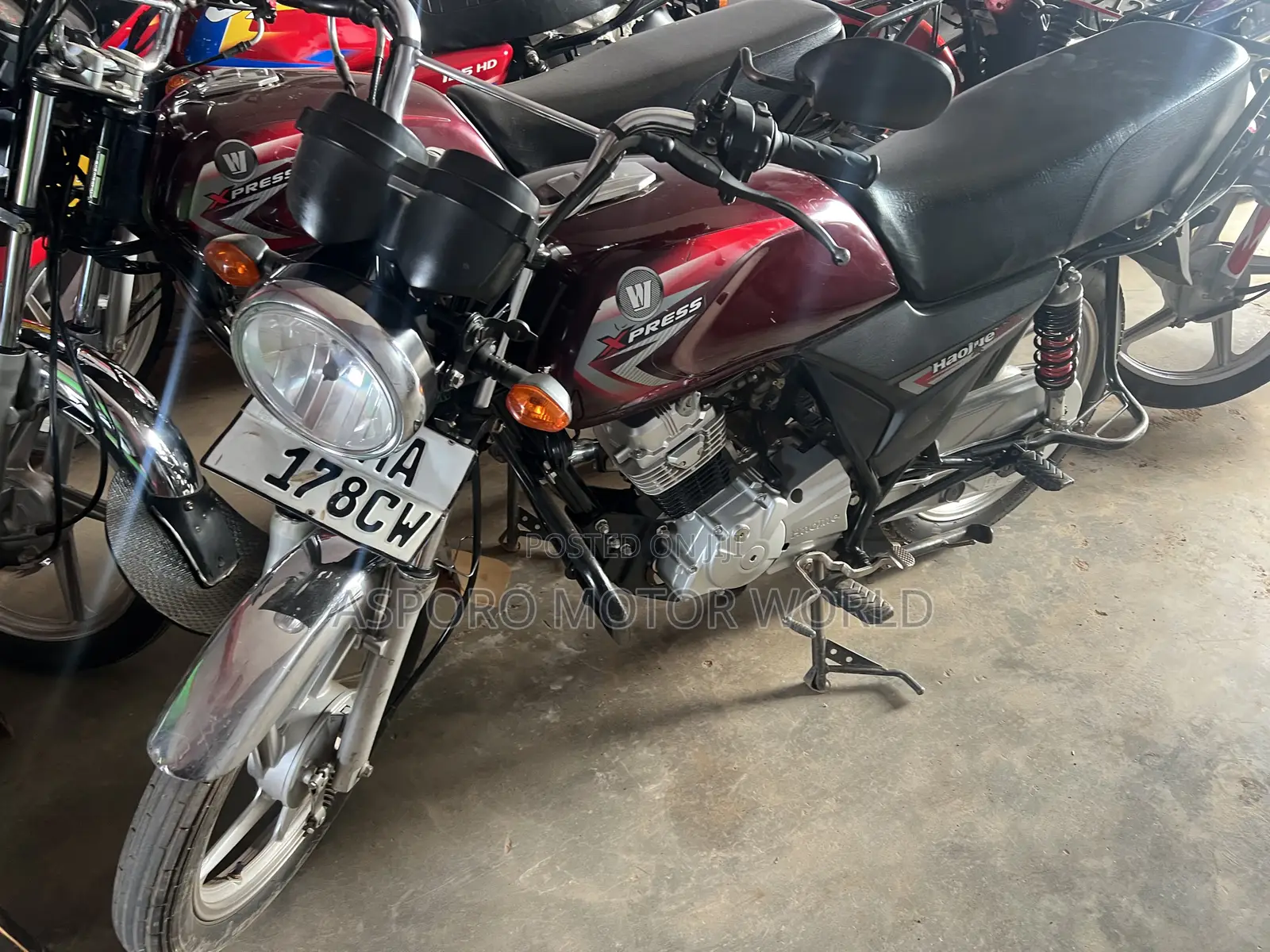 Haojue DK125 2025 Red
