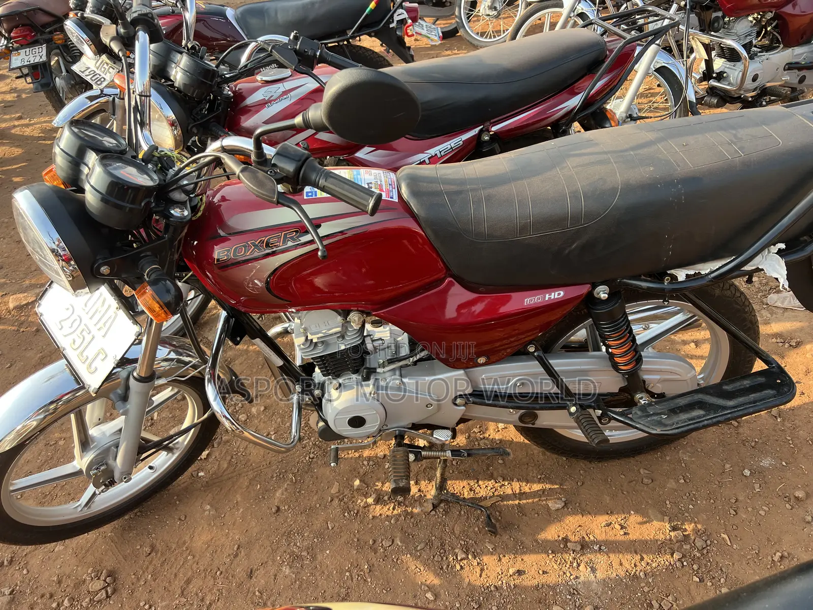 New Bajaj Boxer 100 2026 Red