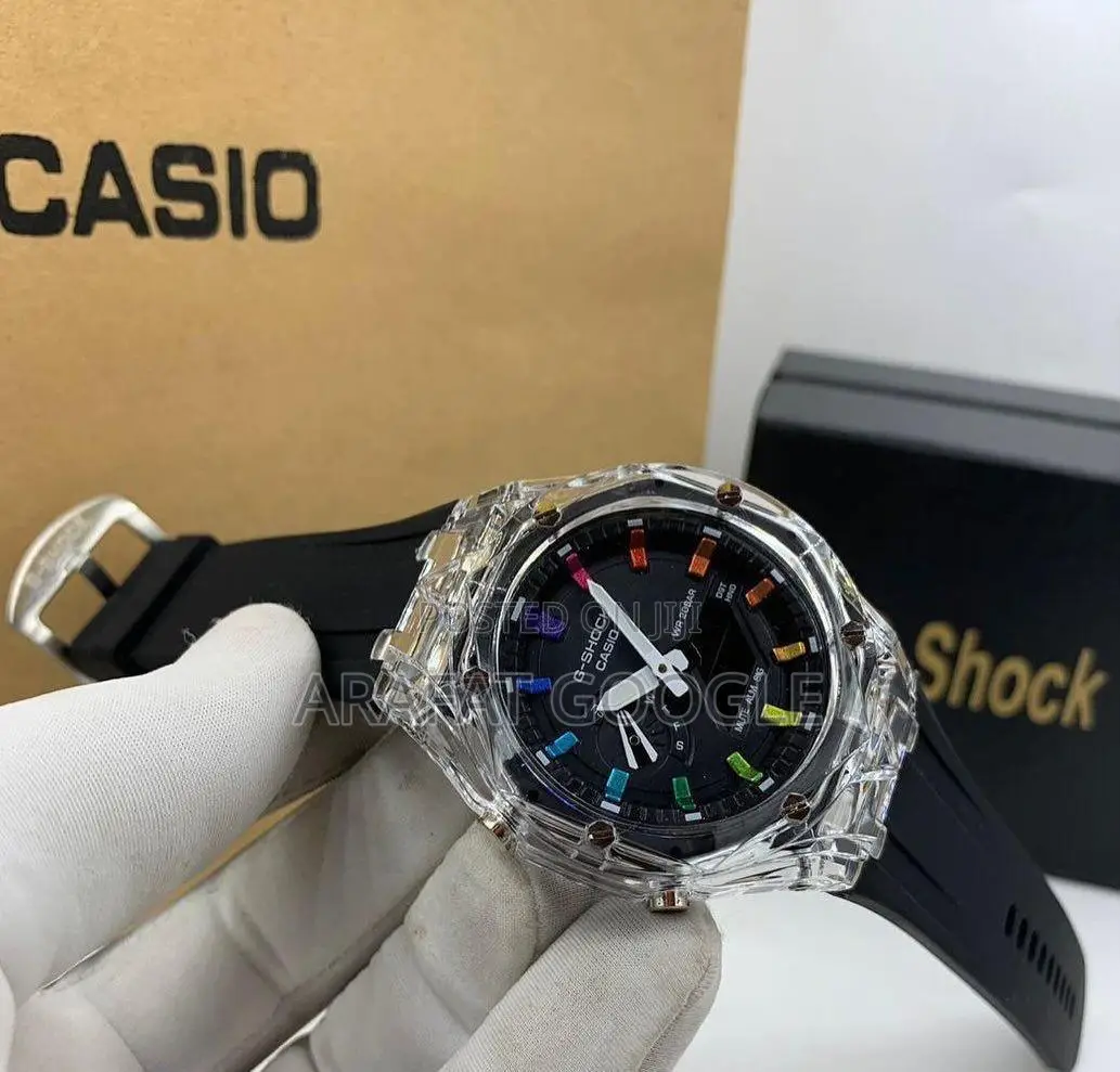 Casio G-Shock Transparent Skeleton Watch (Black Dial)