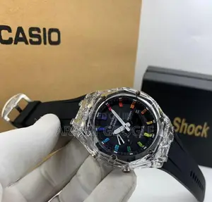 Casio G-Shock Transparent Skeleton Watch (Black Dial)