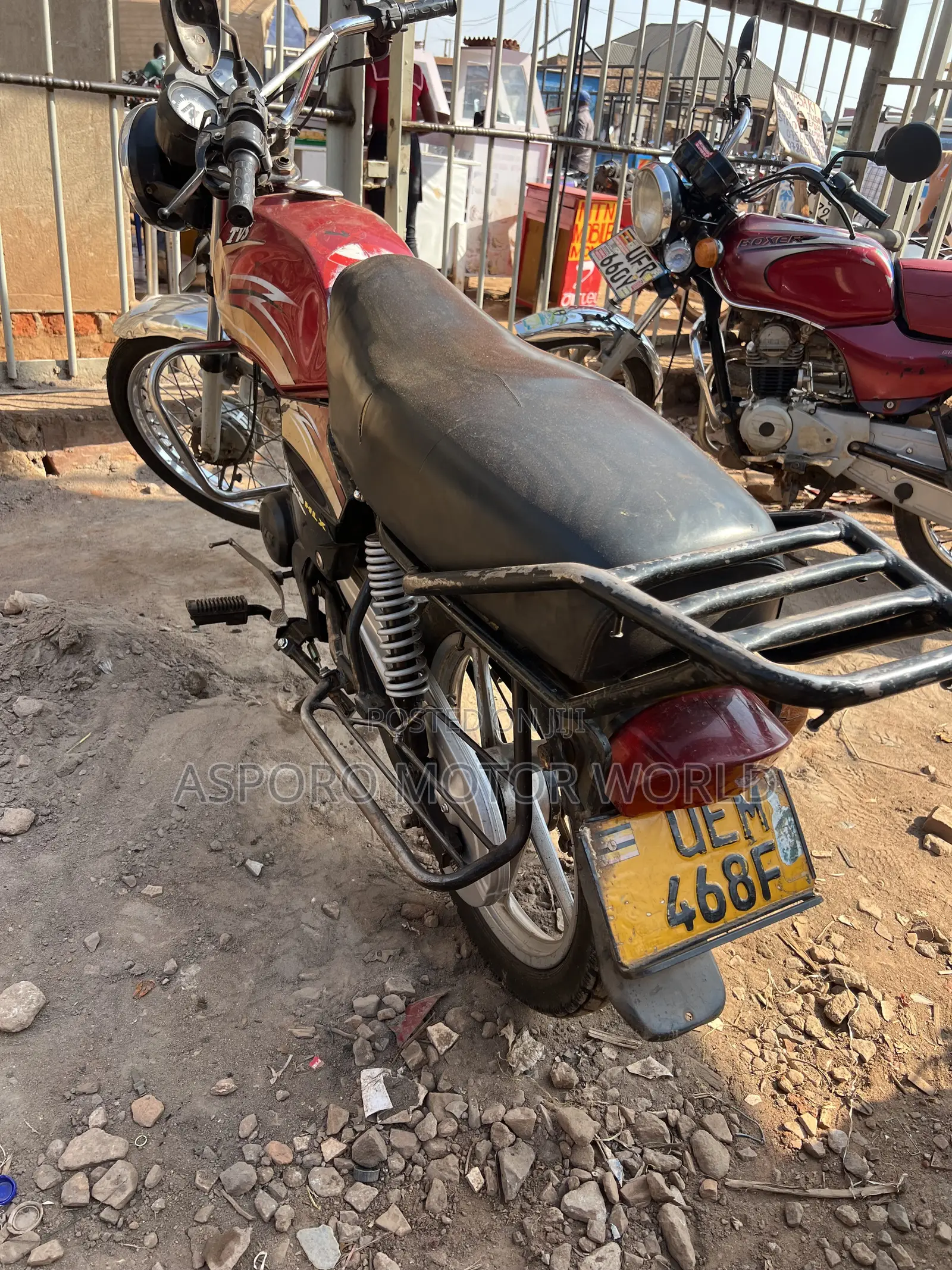 TVS XL 100 2019 Red