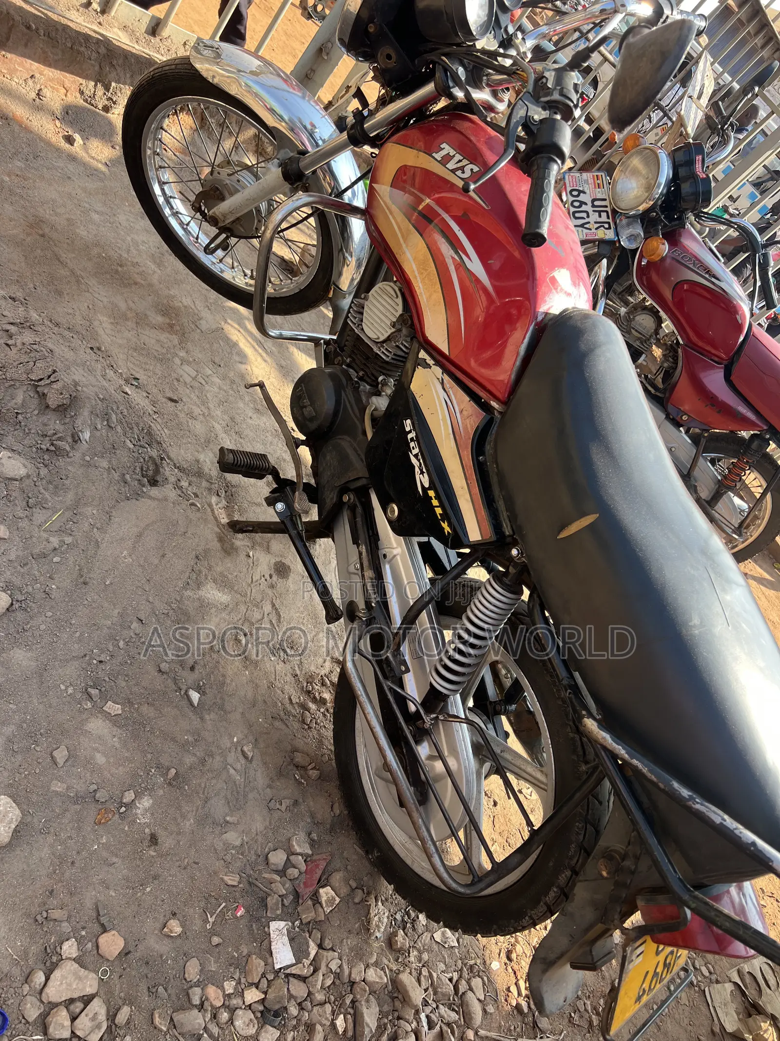 TVS XL 100 2019 Red