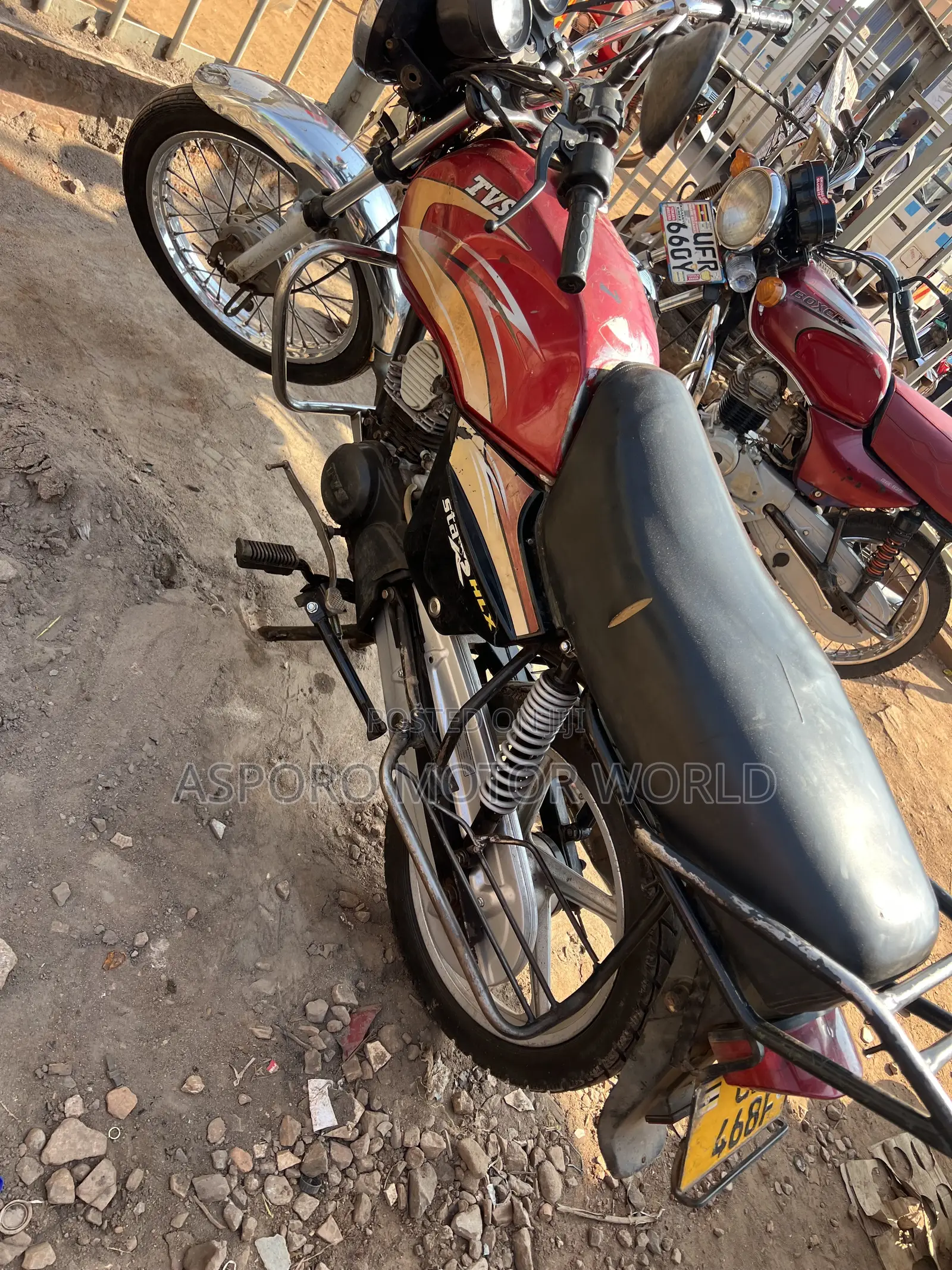 TVS XL 100 2019 Red
