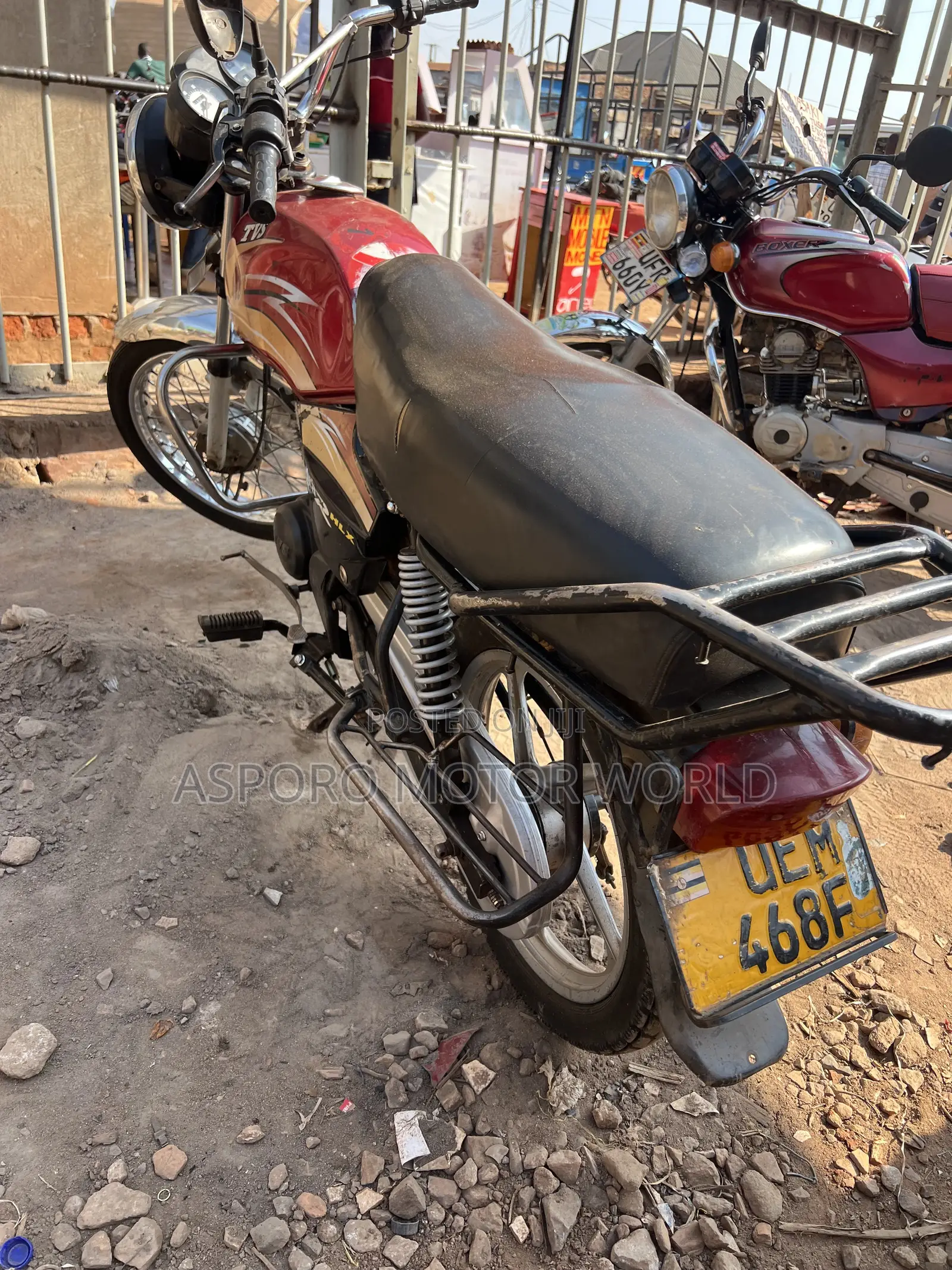 TVS XL 100 2019 Red