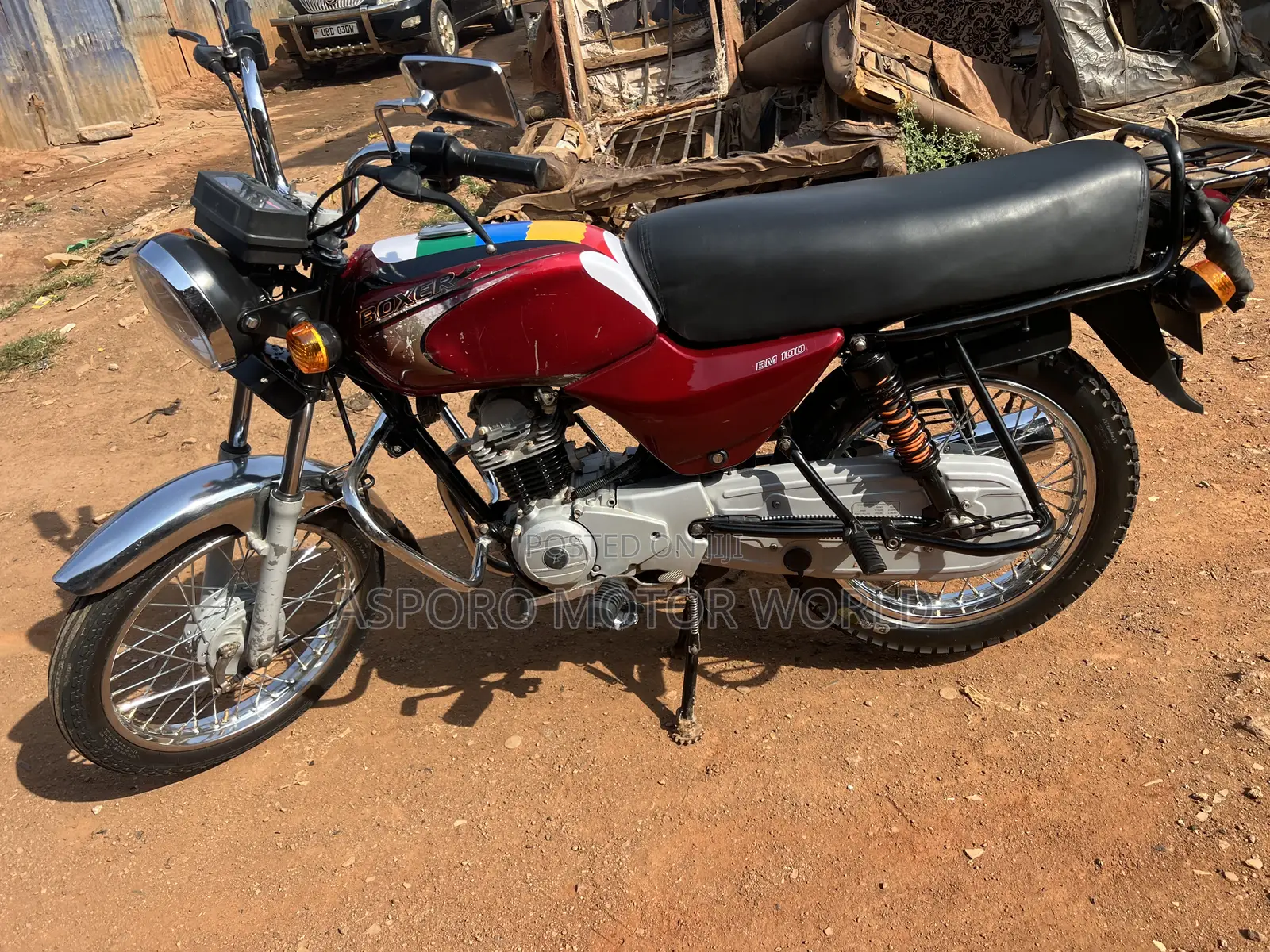 Bajaj Boxer 100 2017 Red