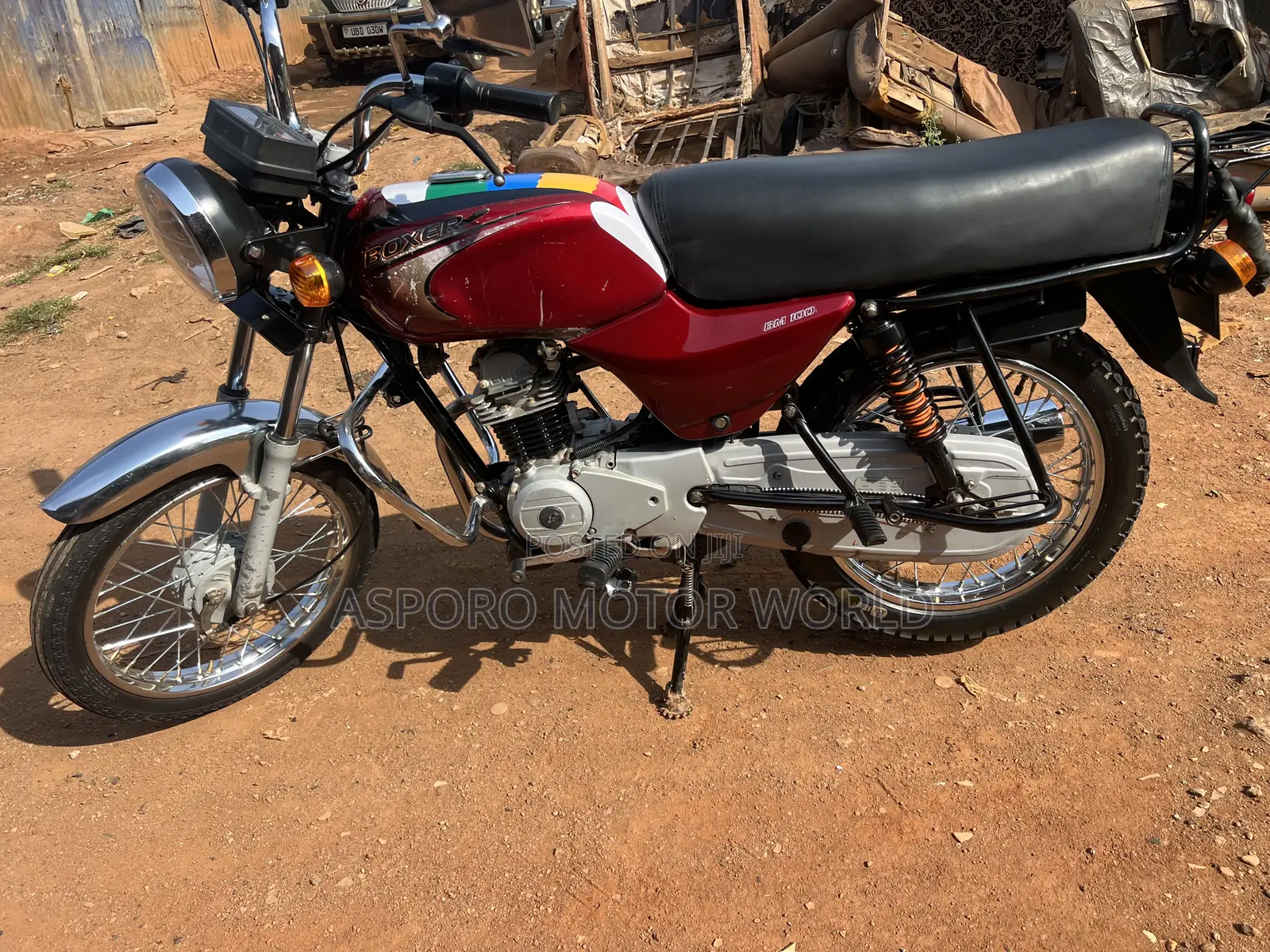Bajaj Boxer 100 2017 Red