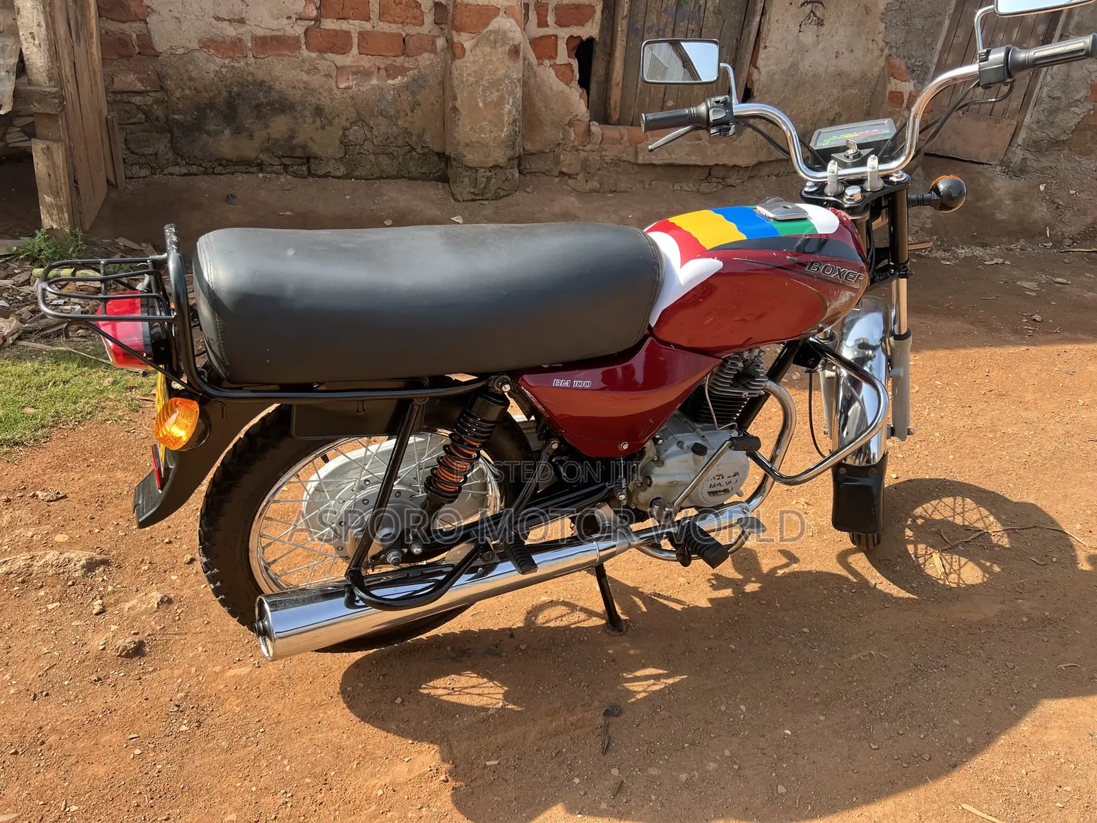 Bajaj Boxer 100 2017 Red