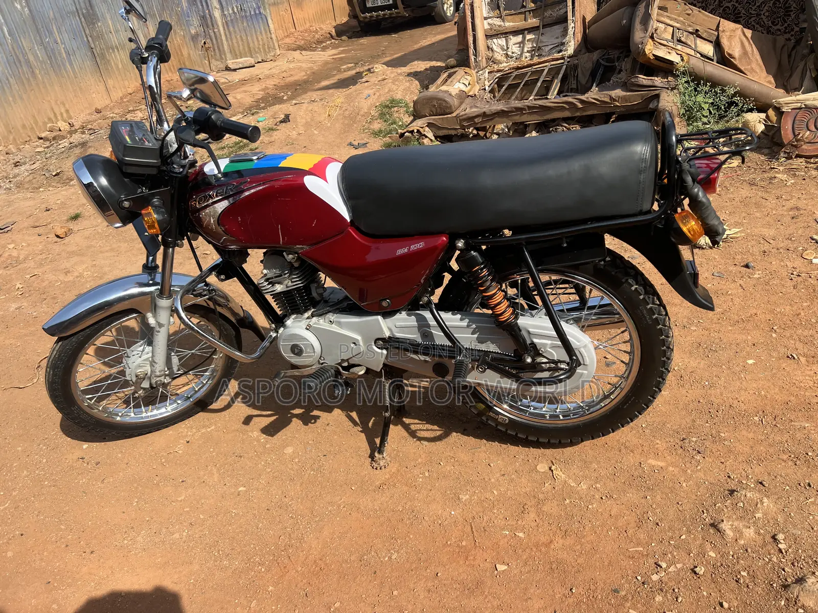 Bajaj Boxer 100 2017 Red