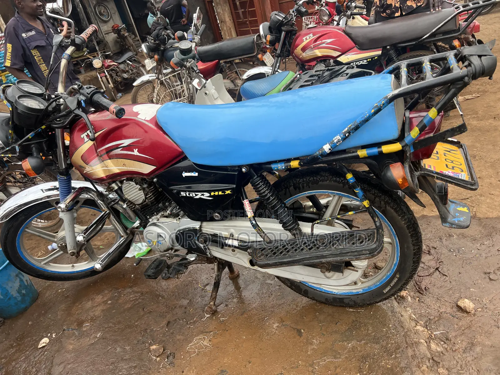 TVS XL 100 2019 Red