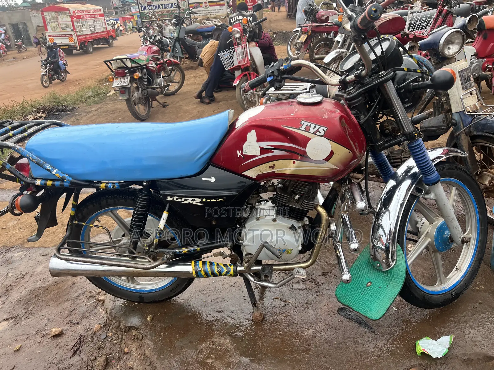 TVS XL 100 2019 Red