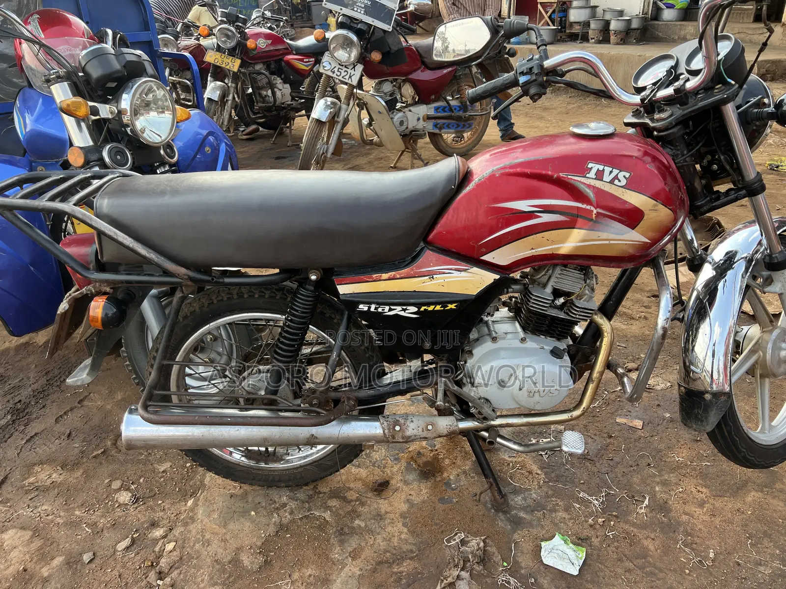 TVS XL 100 2019 Red