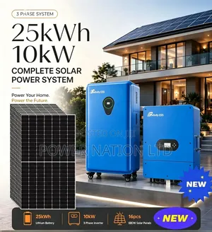 25kwh 48v 3phase Lantinent Hybrid Solar System Full Kit