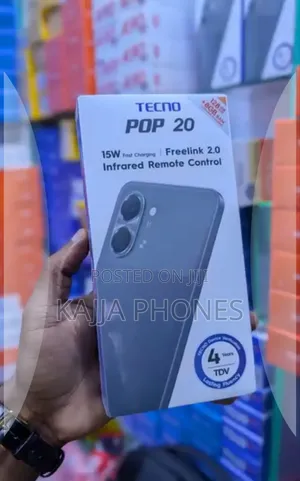 New Tecno Pop 20 128 GB Black