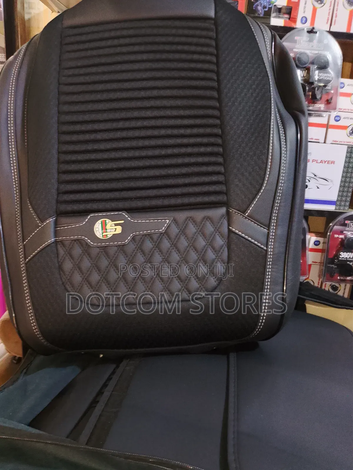Comfortable Leather Auto Car Seatcovers 5 Seats Full Set Universal Fit