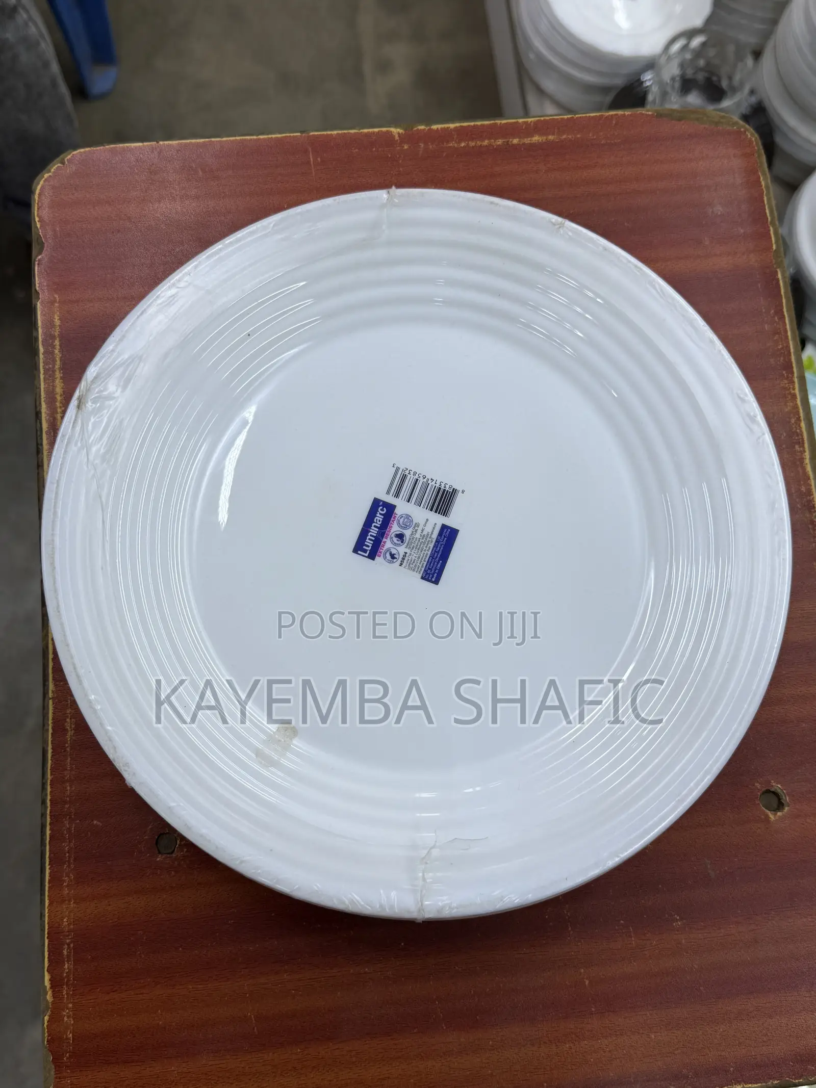 Original Luminarc Harena White Dinner Plates (1 Dozen / 12 Pieces)