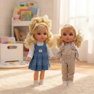 Brand New Beauty Girl Twin Doll Play Set (2-Pack)