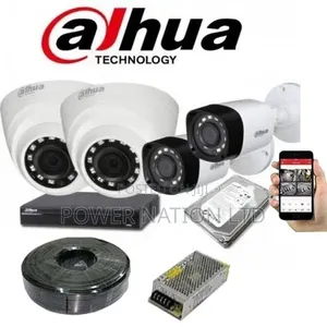 4 Channel Boonyy Dahua CCTV Camera Full Set