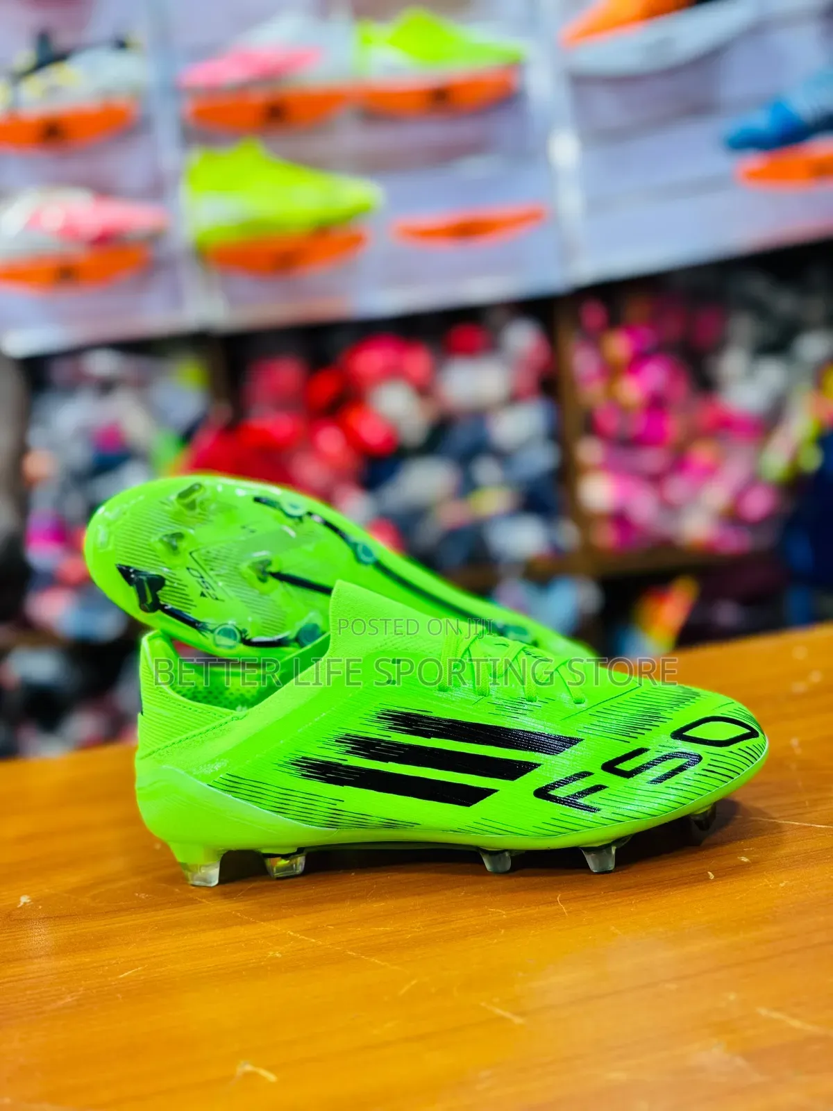 F50 Football Boots Light Green Original