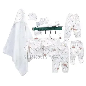 11-Piece Newborn Baby Clothing Laying-in Starter Set.