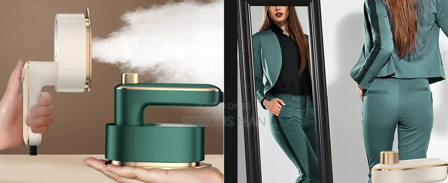 Portable, Hand Garment Steamer Features a 180-Degree Rotating Handle