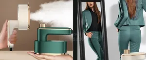 Portable, Hand Garment Steamer Features a 180-Degree Rotating Handle