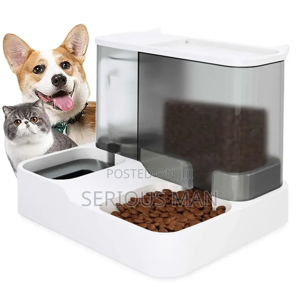 2-in-1 Automatic Pet Feeder and Water Dispenser