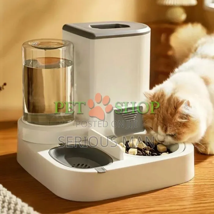 2-in-1 Automatic Pet Feeder and Water Dispenser