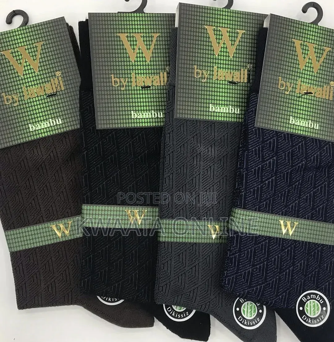 Jawalli Patterned Bamboo Men's Socks-1 Pie6