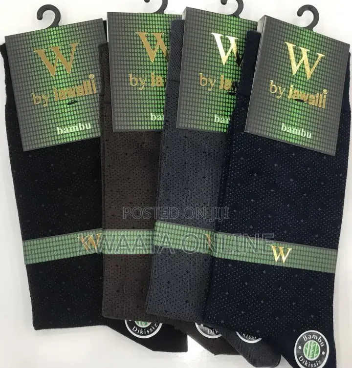 Jawalli Patterned Bamboo Men's Socks-1 Pie6