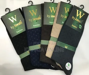 Jawalli Patterned Bamboo Men's Socks-1 Pie6