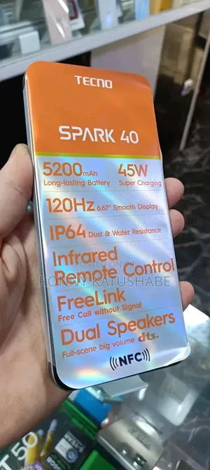 New Tecno Spark 40 128 GB Gray