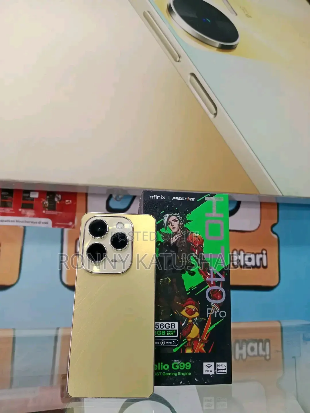 New Infinix Hot 40 Pro 256 GB Gold