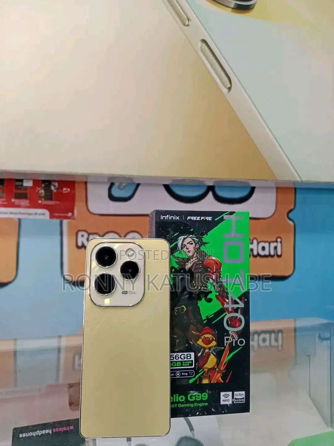 New Infinix Hot 40 Pro 256 GB Gold