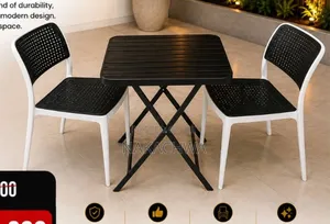 A Set of Restaurant Table and Chairs