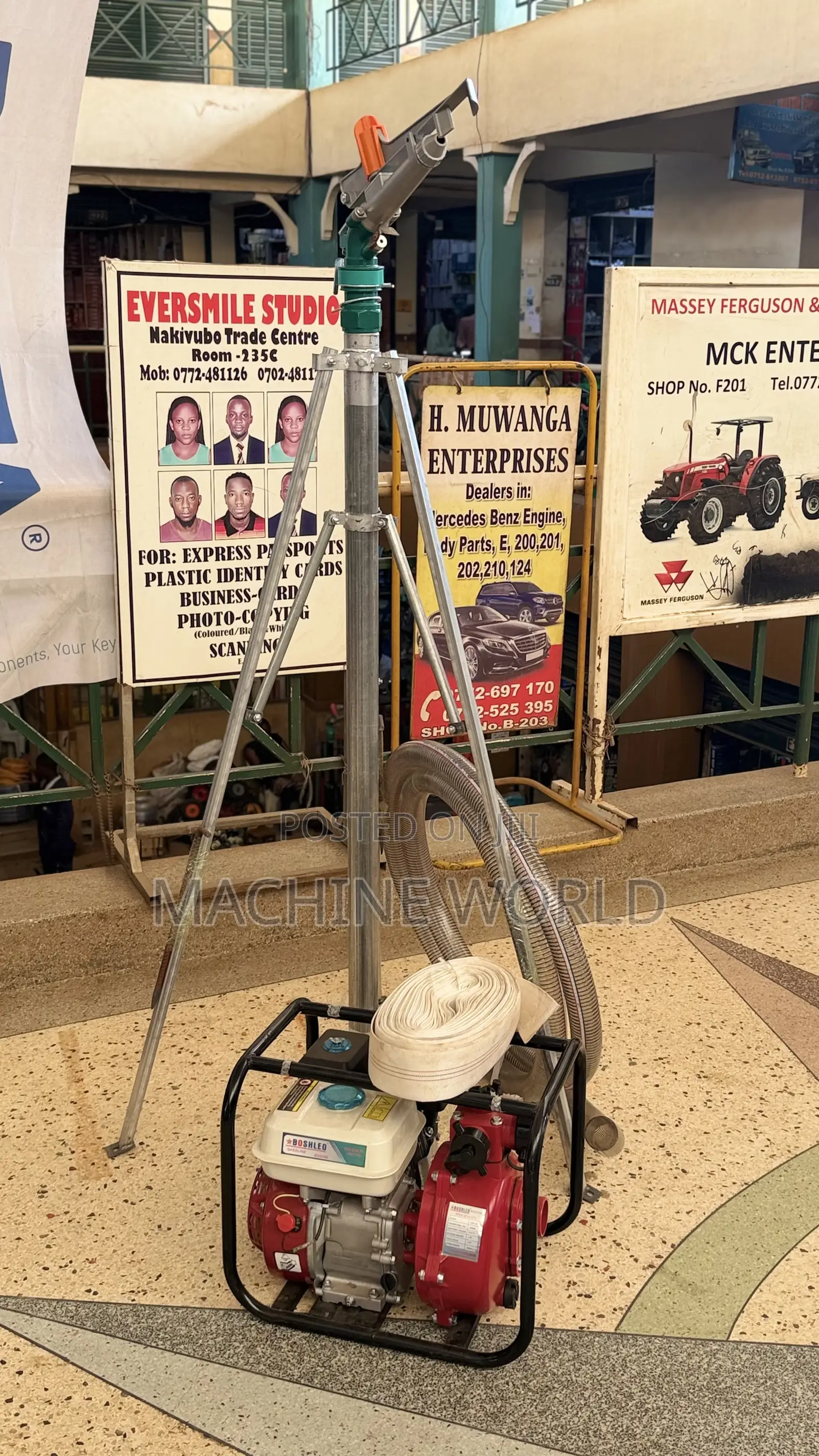 Simple Irrigation System for Large Scale Farmers