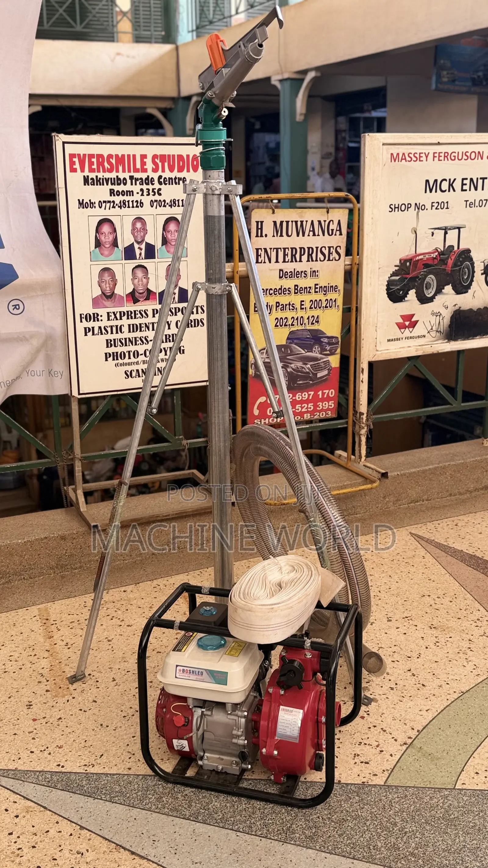 Simple Irrigation System for Large Scale Farmers