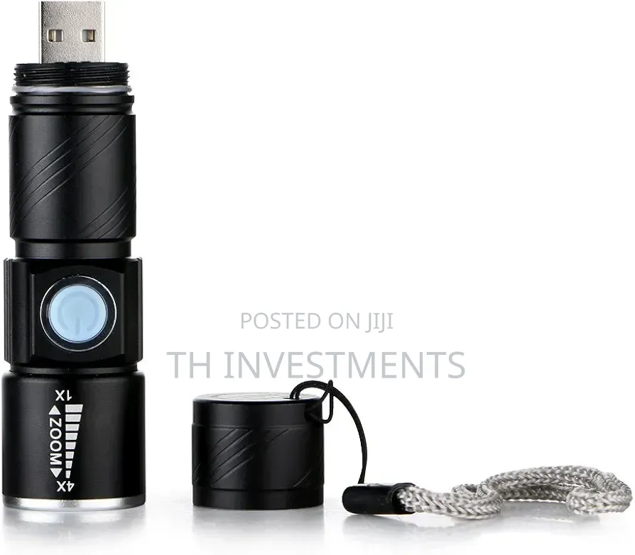 Mini Usb Rechargeable Flashlight Multifunctional Torch