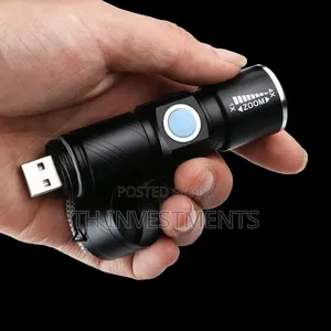 Mini Usb Rechargeable Flashlight Multifunctional Torch