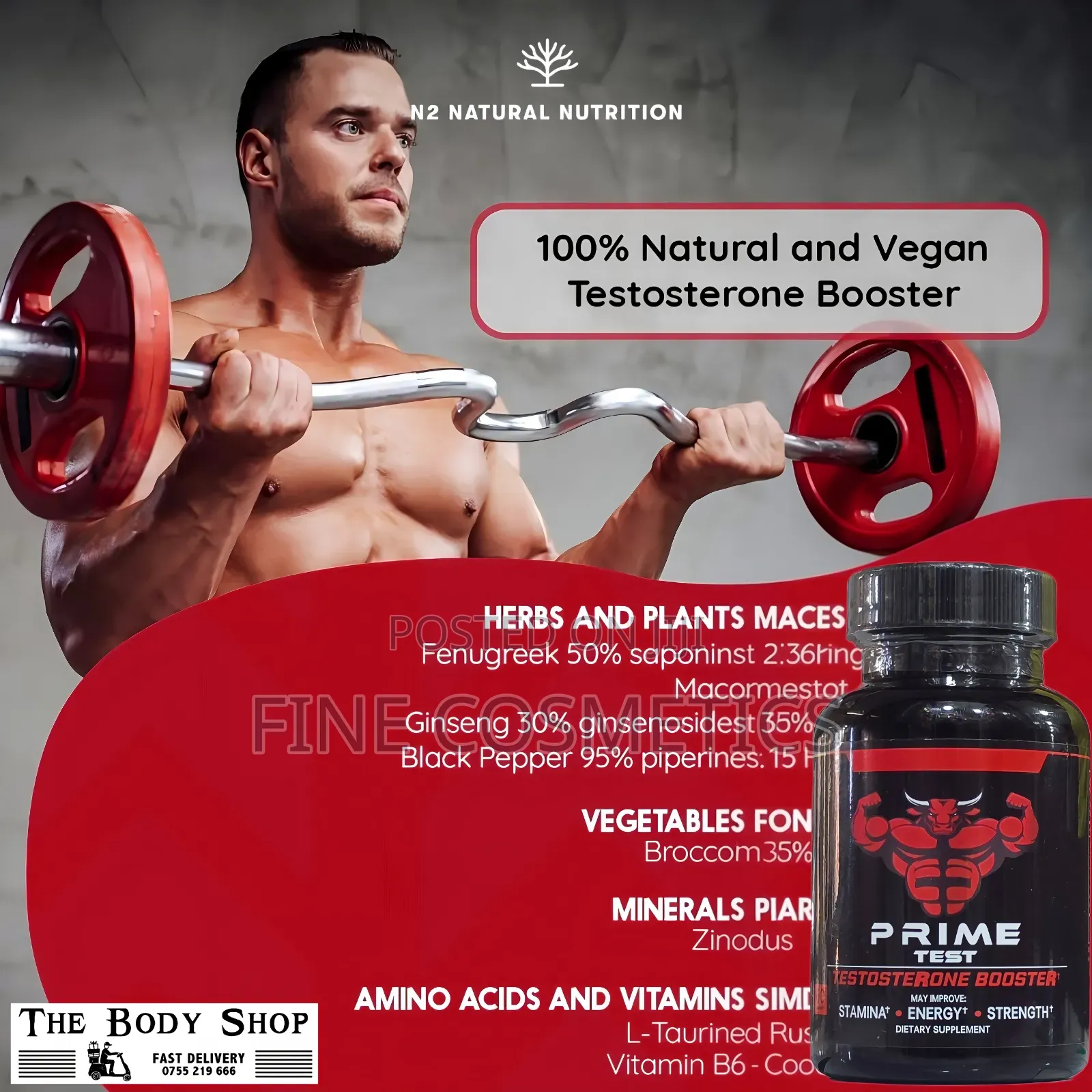 Prime Test Testosterone Booster Manpower Sex Stamina Test Level Enhanc